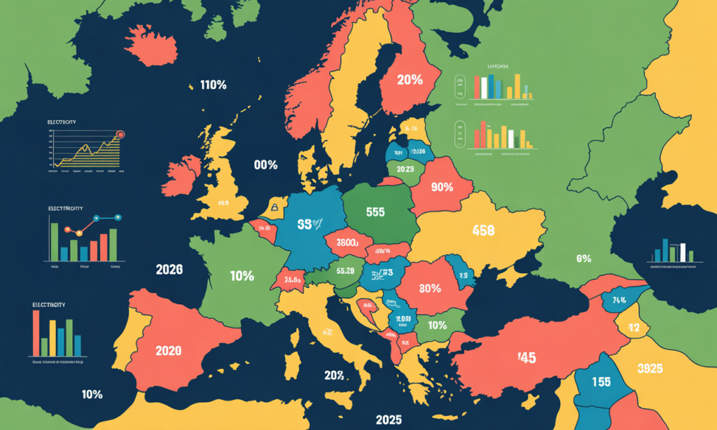 découvrez notre comparatif 2025 des prix de l'électricité en europe, pays par pays. analysez les tarifs, évolutions et différences pour mieux comprendre le marché électrique européen.