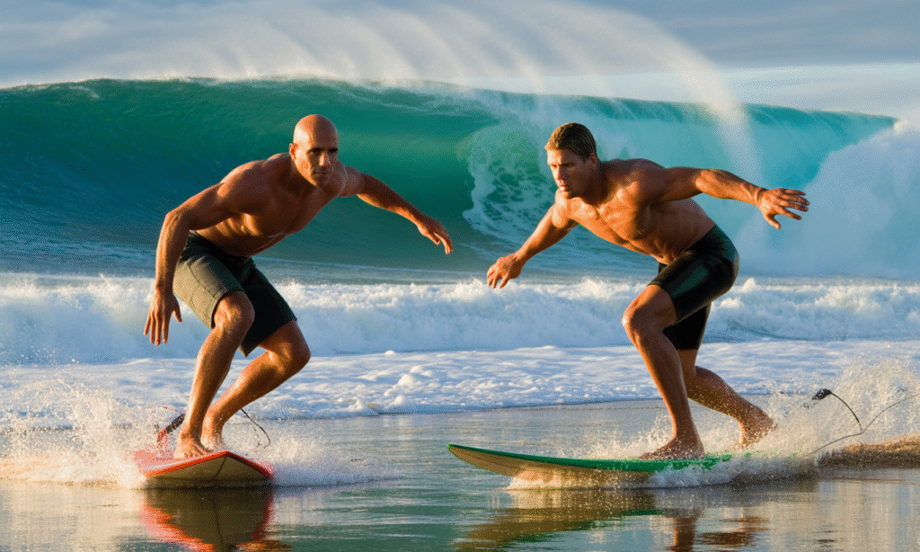 découvrez l’histoire captivante de la rivalité et de la fraternité entre kelly slater et andy irons, deux légendes du surf dont les destins se sont entrelacés entre compétition féroce et respect mutuel.