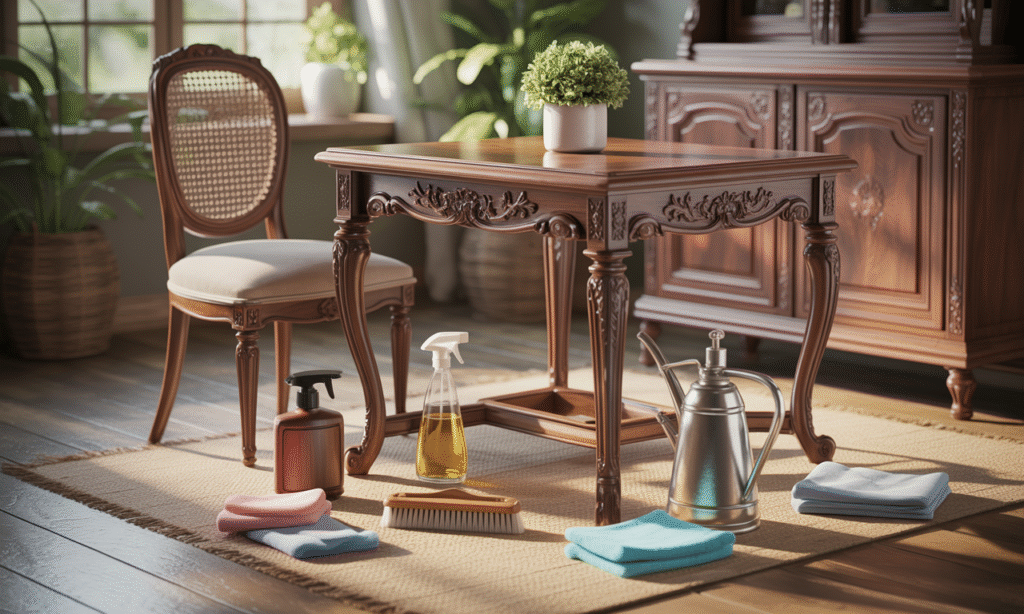 découvrez nos 10 conseils pratiques pour nettoyer et entretenir efficacement vos meubles anciens en bois sans les abîmer. préservez leur beauté et leur authenticité facilement !