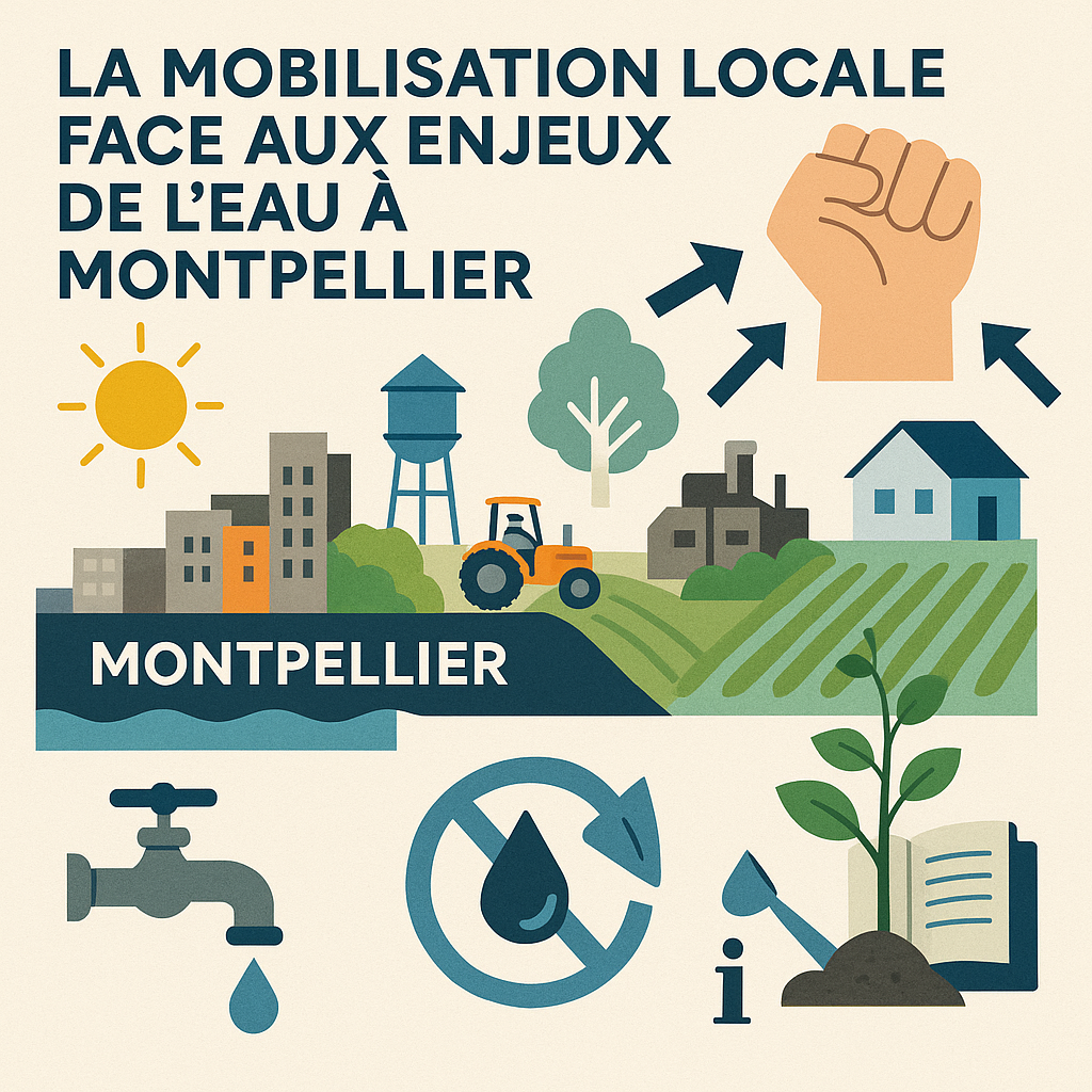 Mobilisation autour de l'eau a Montpellier 