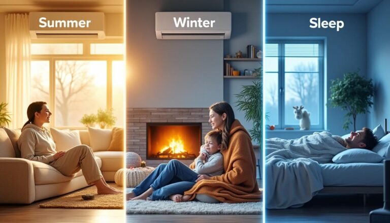 découvrez la température idéale pour régler votre climatiseur en été et en hiver, ainsi que des conseils pour améliorer la qualité de votre sommeil grâce à un bon ajustement de la climatisation.