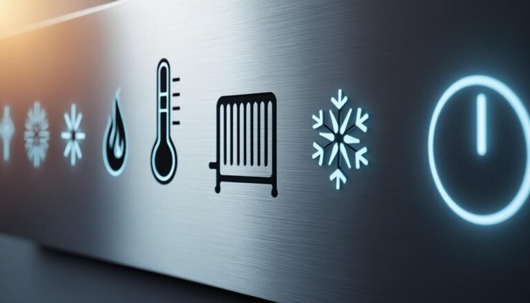 découvrez la signification des symboles présents sur votre boîtier de chauffage et apprenez à les interpréter facilement pour optimiser l'utilisation de votre appareil.
