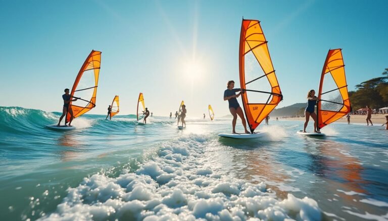découvrez le paradoxe du partage en windsurf, où la passion du sport se heurte aux exigences de la compétition, mêlant esprit d'équipe et défi personnel.
