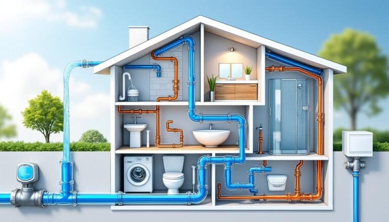 découvrez comment fonctionne l'alimentation en eau dans une maison grâce à un schéma détaillé, et apprenez à optimiser votre installation pour un usage efficace et durable.