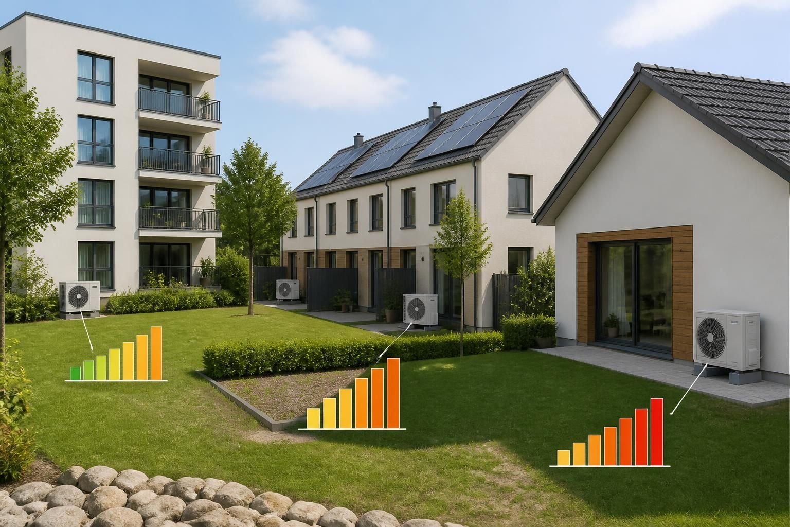 découvrez la consommation moyenne d'une pompe à chaleur selon le type de maison pour mieux optimiser votre chauffage et réaliser des économies d'énergie.