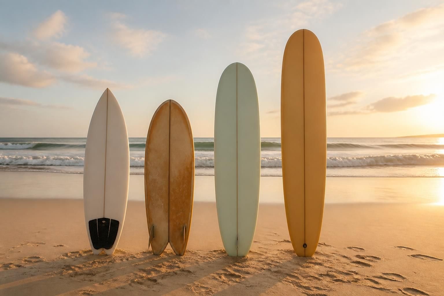 découvrez quel type de planche de surf vous convient le mieux : shortboard, fish, mid-length ou longboard, pour profiter pleinement de vos sessions de glisse.