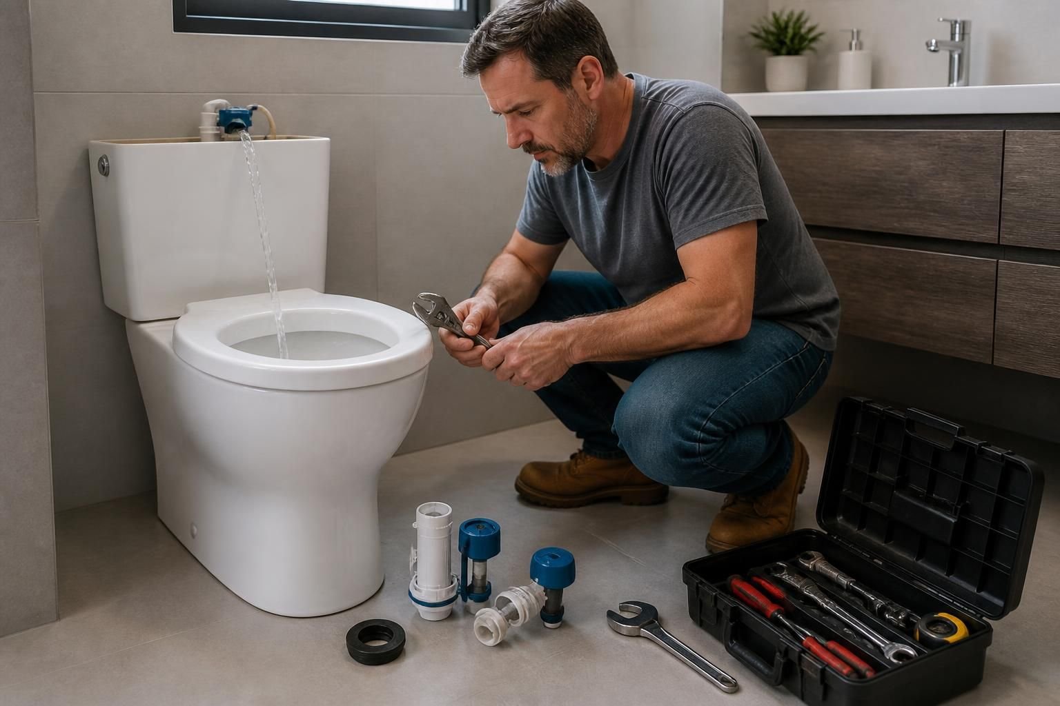 découvrez comment réparer facilement votre chasse d'eau qui coule en continu en seulement 15 minutes grâce à notre guide pratique et rapide.