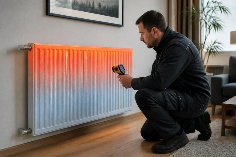 Radiateur froid en bas ou en haut : diagnostic et solutions
