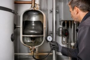 Vase d&rsquo;expansion sanitaire : rôle, gonflage et signes d&rsquo;usure