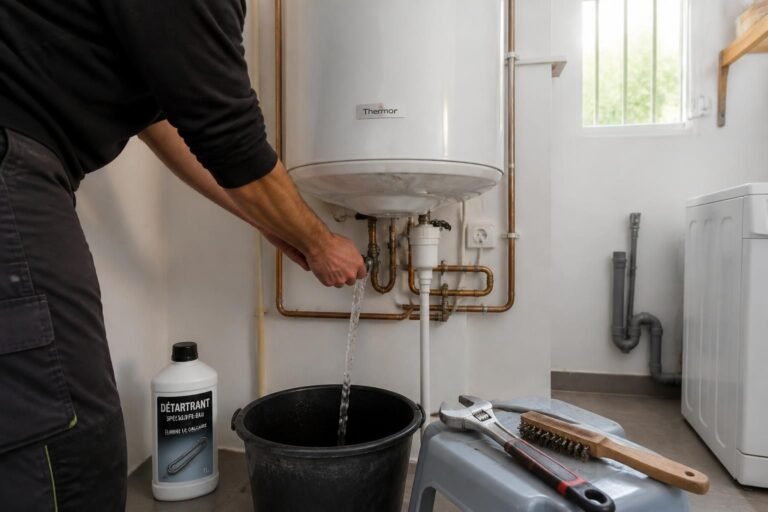 Vidanger et détartrer son chauffe-eau : la méthode complète
